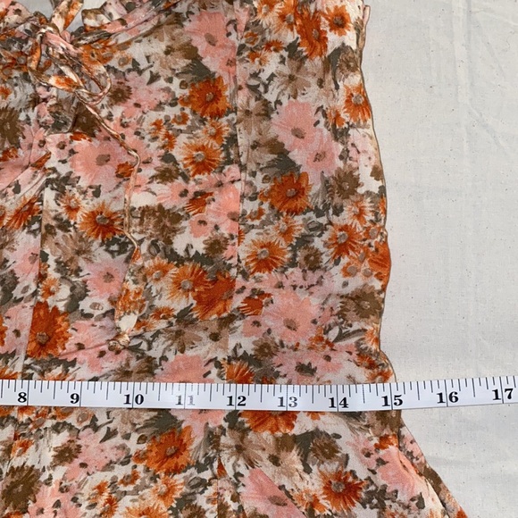 Wild Fable Floral Sundress - Rust & Pink Combo - Picture 10 of 13